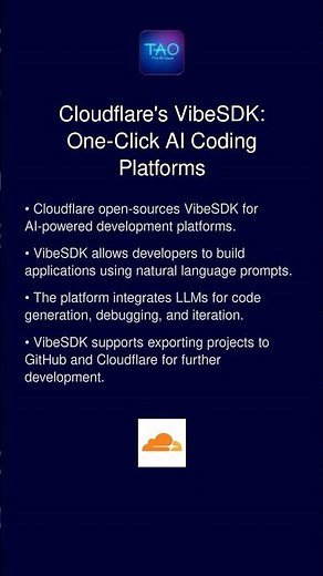 Cloudflare's VibeSDK: One-Click AI Coding Platforms