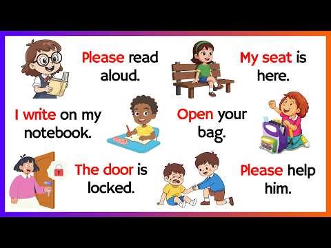 Speak English With Kids | Spoken English for kids | Daily Use English Sentences | Learn English