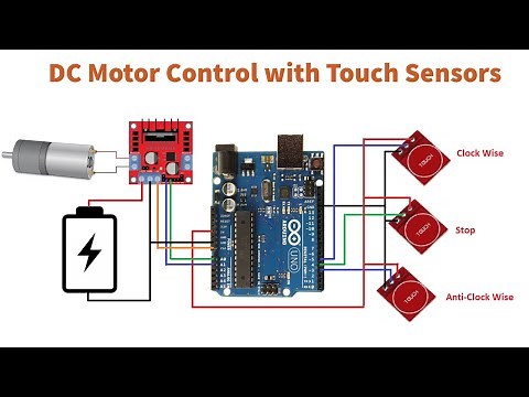 Arduino Motor Control with Touch Sensors | DIY Tutorial
