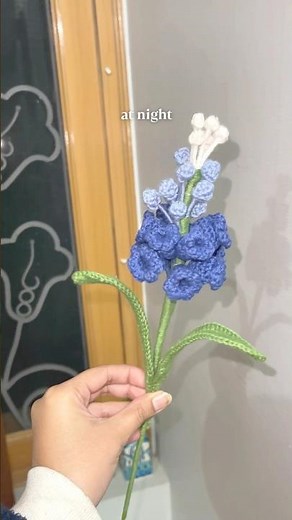 Beautiful crochet hyacinth flower tutorial 🌸 | Easy & aesthetic”