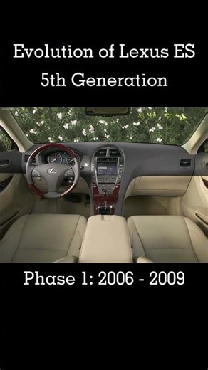 Evolution of Lexus ES #lexus #lexuses #cars #carevolution