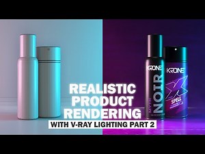 Realistic Product Rendering with V-Ray Lighting | Short Video | 3ds Max Tutorial