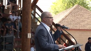 "It's an honour to be with you all here in Kamloops for the 103rd edition of the #MemorialCup presented by Kia Canada. Hear from CHL president Dan MacKenzie during this afternoon's Arrival of the Cup at Tk’emlúps te Secwépemc Powwow Arbour. | Canadian Hockey League