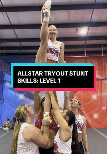 Essential Level 1 Cheer Stunt Skills for Tryouts