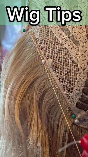 Want to sew wefts to the inside of a wig to mask the foundation line? Then try this sitich! Make sure to follow for wig tips & tricks! #cosplaywigstyling #cosplaywigstylingtutorials #wigstylin #wigtipsplease #cosplayercheck #wigtipsandtricks #wigteacher #wigteaching #wigteach