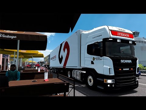 Realistic Driving Scania PGR V8 Open Pipe Sound Mod ETS2 1.53
