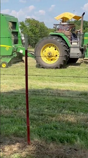 Amish Baling Hay! #Amish #fast #work #amazing #farmlife #viral #walkerfarmfam