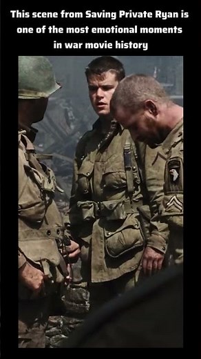 This scene from Saving Private Ryan is one of f most emotional moments in war movie history🫩⚡️🔥🎬