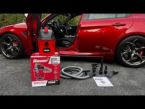 Harbor Freight BAUER 3hp Shop Vac | Compact Performance & Value For Auto Detailing