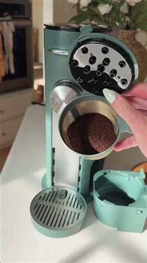 My fave way to make coffee ☕️ Ninja Kitchen #ninjacoffeemaker #ninjasingleservecoffeemaker