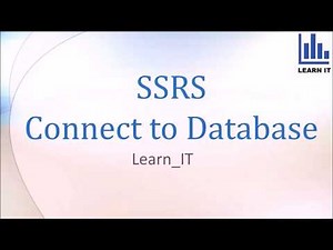 SSRS Connect To Database LEARN_IT