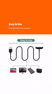 Charger for Inspire 3 Charger Cable Replacement USB Charging Cord Compatible for Fitbit Inspire 3 Fitness Tracker Accessories