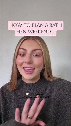 Planning a Bath hen do? 💍