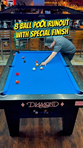 This 8 ball runout is unreal #8ballpool #billiards #billiard