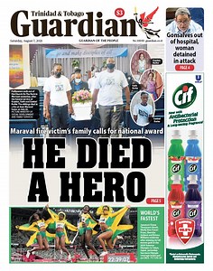 1.1K views | Trinidad and Tobago Guardian - Saturday 7th August 2021 Read today's big stories from a trusted news source... THE TRINIDAD AND TOBAGO GUARDIAN! | T&T Guardian | Facebook