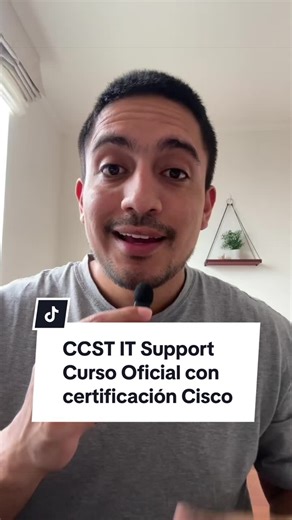 📌 Últimos días para iniciar nuestro curso CCST IT Support con certificación oficial de #Cisco 🚀 👉 Solo debes adquirir tu exam voucher con nosotros y las clases serán GRATIS. ✅ Examen disponible en español ¿Y tú te lo vas a perder? #tecnologia #cursos #certificacion #tech