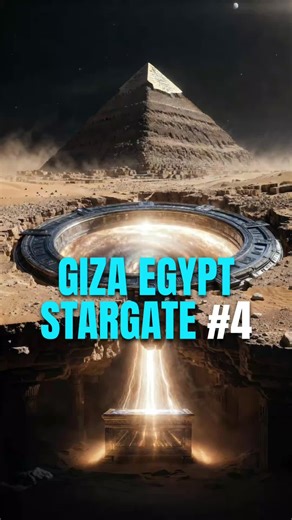 ARK PYRAMID SECRET Hidden Stargate Giza Egypt. The Great Pyramid complex at Giza was built above a powerful gateway sometimes called Stargate #4 linked to an underground power source often described as the Ark of the Covenant. In this perspective, the pyramids weren’t only monuments… they were protection, alignment, and amplification capable of opening an ascension passage and “charging” the land with coherent frequency. Whether you see it as metaphor or hidden history… watch to the end and tell