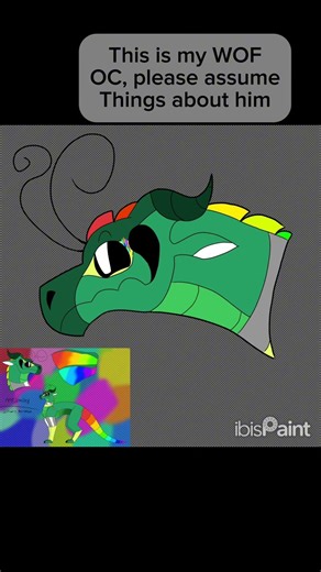 Don’t mind the audio uhm #art #speedpaint #funny #assumptions #oc #crk #wof #dragon