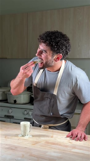 This HAS to be the TASTIEST snack . Roasted fingerling potato recipe: The sauce: 3/4 cup sour cream 1/2 cup mayo 2 tbsp chopped chives 2 tbsp chopped parsley 1 tsp chopped garlic 1 tbsp chopped shallots Big pinch of salt 1/2 tsp black pepper Juice of 1 lemon Zest of half lemon 2 tbsp olive oil Mix well - Fingering potato recipe: Preheat oven to 400 f convection roast Boil the potato till fork tender Lay them on a sheet pan and mash them just a bit until they just crack open Season generously wit