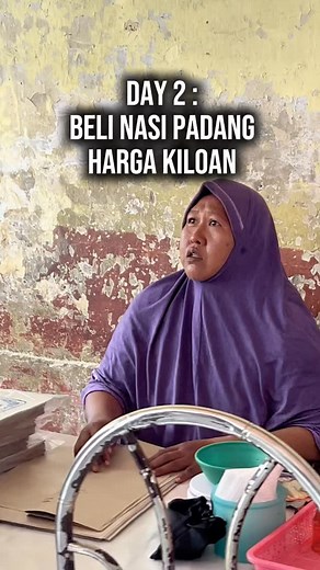 10K views · 41K reactions | DAY 2 : BELI NASI PADANG HARGA KILOAN  #nasipadang #kulinermedan #emakemak #viral #sinarbundo | Al'azri Prayoga | Facebook
