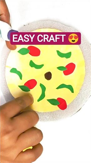 🍕Making a Paper Pizza Toy! Fun DIY Food Short#shorts #viralsong