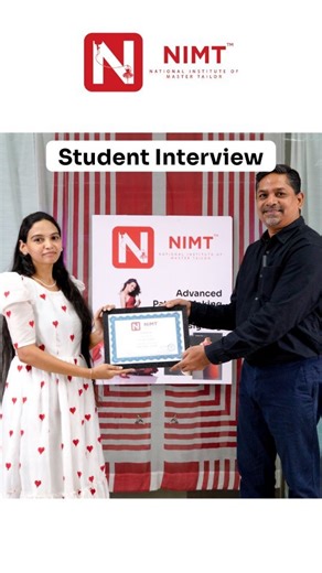 NIMT - National Institute of Master Tailor™ on Instagram: "🎓✨ Yet another Student Success Story: Mastering Advanced Pattern Making at NIMT Institute ✨🎓 NIMT celebrates the incredible journey of Sirisha,, who has successfully completed and mastered the "Advanced Pattern Making Course" at NIMT Institute. Sirisha shares her experience, the challenges and the skills acquired throughout the course. 📚 About the Course: The Advanced Pattern Making Course at NIMT Institute is designed for aspiring fa