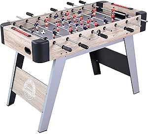 TALLO Foosball Table, 48 Inch Full Size Arcade Table Soccer for Kids and Adults- Arcade w/ 2 Balls, 4 Players Competition Sized Foosball Tables, Game Machine for Home, Game Room, Easy Assembly
