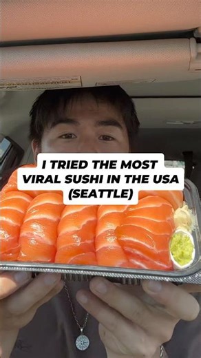 trying the most viral sushi in the USA 🫢🍣