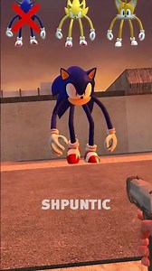 Ultimate Showdown Smiley Super Sonic Tails and Real Sonic in Garry's Mod ! #shorts #sonic #smiley