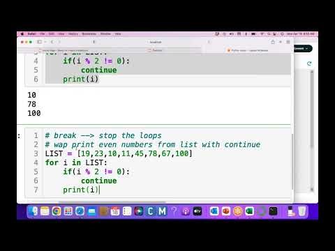 2022-04-18 Python control statements