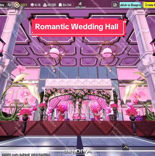 Romantic Wedding Hall Inspiration in PUBG Home Update