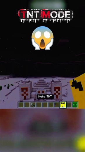 #50,000 TNT = 1 TNT Blast in Minecraft 🔥 | Insane TNT Experiment!#shorts