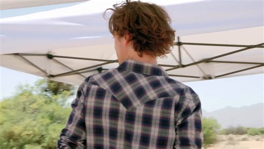 or who is tapping his lines in morse code with his fingers