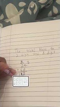 The trick how to multiply 2 digit by 2 digit numbers