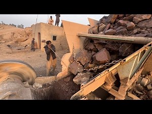 “Extreme Stone Crushing | Breaking Hard Rocks by Hand & Machine | Real Crusher Work”