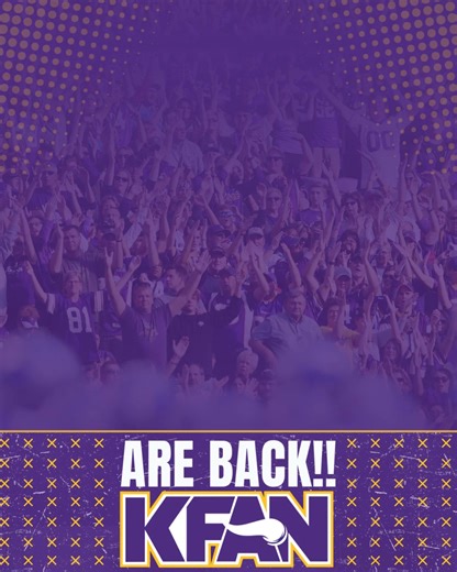 9.6K views · 80 reactions | #KFANPurpleFriday's are BACK on KFAN this season! TUNE IN all day tomorrow for chances to win #Vikings vs Falcons tickets with your favorite FAN shows! iHeartRadio | KFAN.com/listen | KFAN FM 100.3 | Facebook