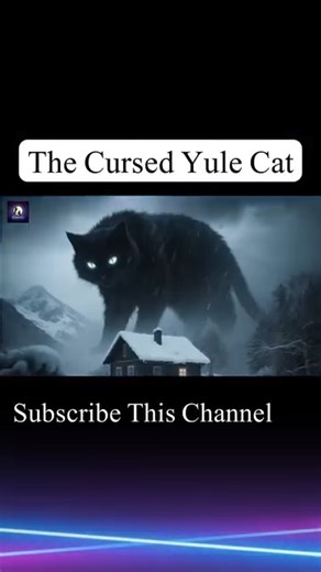 “The Cursed Yule Cat: A Dark Icelandic Folklore In the frozen folklore of Iceland lives a terrifying creature known as The Yule Cat (Jólakötturinn) — a giant, supernatural cat said to devour anyone who didn’t receive new clothes before Christmas. This ancient legend was once used to encourage hard work during the long winter months — but over time, it became one of the darkest holiday myths in European folklore. In this video, we explore: 🐈 The origin of the Yule Cat legend ❄️ Why it was linked