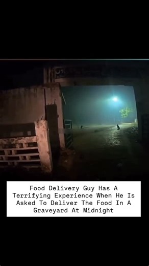 Geistasm on Instagram: "A strange video is going viral where a food delivery agent in India receives an unusual assignment to have the food delivered at a graveyard in the middle of the night . When he is assigned this order little does he know that his customer might not be human . The delivery man picked up the order from the restaurant and when he reached the delivery location he saw that there was a graveyard there and nothing else , he finds this strange and calls the number to confirm the