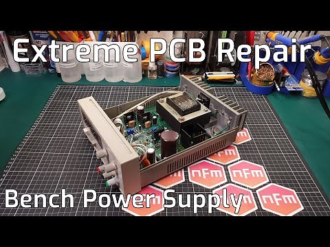 Extreme PCB Repair, E3611A Power Supply