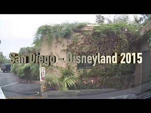 Road Trip Driving San Diego - Disneyland Anaheim