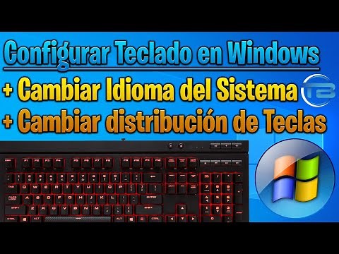 Como CONFIGURAR TECLADO en WINDOWS 10 ► Cambio de idioma y selección de mejor distribución de teclas