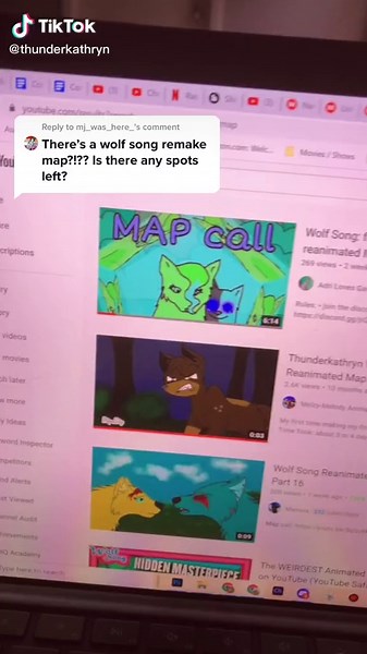 Reanimated Wolf Song Animation Response