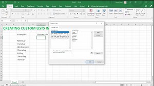  Excel Power Tip: Unlock Efficiency with Custom Lists! Watch how to...