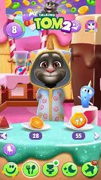 My Talking Tom 2 - Tom Eat Chilli, Ice Cream, Baby Potion, Hungry Potion #Shorts