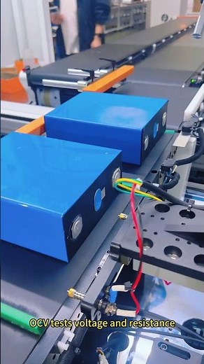 Prismatic battery OCV testing and IR testing machine