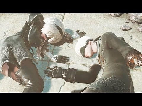 Nier Automata: All Endings + True Ending (A,B,C,D,E) (1080p 60fps)