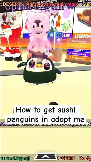 How to get sushi penguins in adopt me