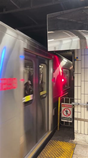 Toronto TTC Line 1 Subway Train Departing Bloor-Yonge Station 10/8/2025