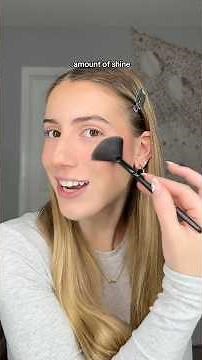How to use highlighter! A beginner friendly makeup tutorial🥰#makeuptutorial #makeuphack #easymakeup