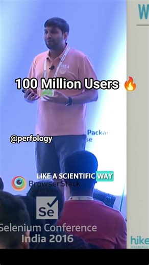 100 Million Users 🔥 #perfology #performancetesting #mobileappperformance